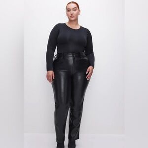 Good American GOOD ICON FAUX LEATHER PANTS